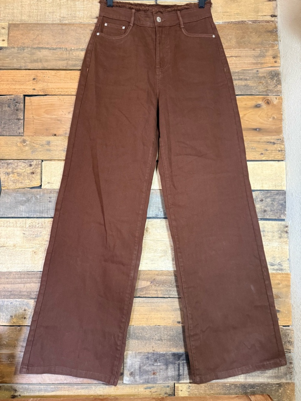 Ranch Dress’n by Fallon Taylor “Willow” jeans,‎ brown, size Medium / 28.